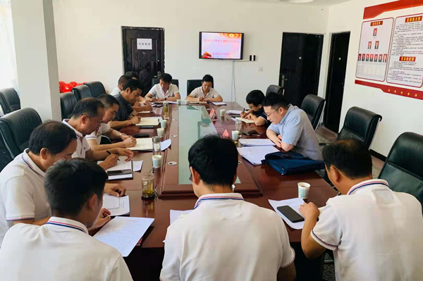 陜西環保集團班子成員到鼎豐礦業公司宣講習近平總書記“七一”重要講話精神并指導專題組織生活會_副本.jpg